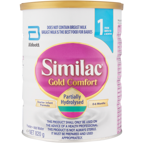 **Orphan Milk: Similac Gold Comfort (820g Tin)