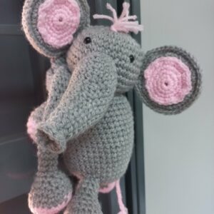 Hand Crochet Elephant Curtain Tie Back